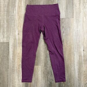 Fleo Women’s El Toro 25” High Waisted Legging Purple-size Large